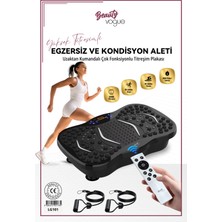 Beauty Vogue Yüksek Titreşimli Programlı Egzersiz Aleti - Kondisyon Aleti Basen, Karın, Kol ve Bacak Spor Cihazı