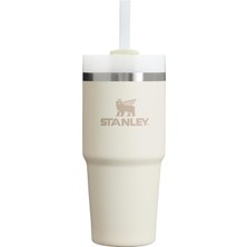 Delixa Stanley Quencher H2.0 Flowstate Paslanmaz Çelik Vakum Yalıtımlı Bardak Kapaklı ve Pipetli Su, Buzlu