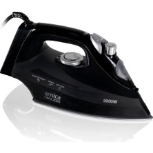 Delixa Arnica Flora 2000 Seramik Ütü Siyah Gümüş