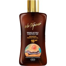 Delixa Eda Taşpınar Bronzlaştırıcı Koruyucu Yağ Spf 15 (200 Ml/6.8 Fl Oz)