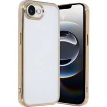 Alem Iphone 16E Kılıf Razer Lensli Silikon - Gold