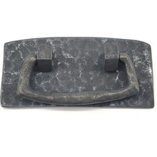 Alem Antika Tarz Dekoratif Pirinç Otantik Dövme Kapı Kulbu - 45X90 Mm, Oksit