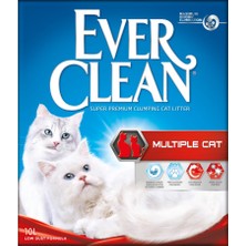 Delixa Ever Clean Multiple Cat Birden Fazla Kedili Evler Için Kokulu Topaklanan Kedi Kumu 10 Lt