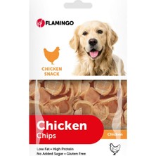 Delixa Flamingo Hapki Tavuklu ve Glutensiz Cips Köpek Ödülü 85 gr