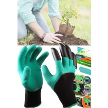 Delixa Chermik Pratik Toprak Kazma Ekme Çapalama Için Korumalı Bahçe Bahçivan Eldiveni