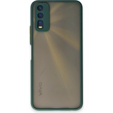 Alem Vivo Y11S Kılıf Montreal Silikon Kapak - Yeşil