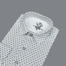 Eren Style Slim Fit Pamuklu Uzun Kollu Cepsiz Gömlek (Slim Fit Kalıp)