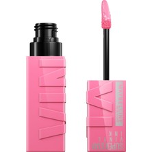 Delixa Maybelline New York Super Stay Vinyl Ink Uzun Süre Kalıcı Likit Parlak Ruj 155 Upbeat