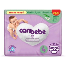 Delixa Canbebe Baby Diapers Bebek Bezi, Pnm Adv Maxi 52