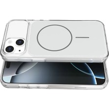 Guven  Apple iPhone 14 Bruma Magsafe Kapak - Gümüş 5569854