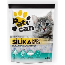Delixa Patican 5 Adet Silika Kristal Kedi Kumu 3.8 Lt