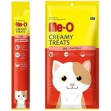 Delixa Me-O Creamy Yengeç&ton Balıklı Kedi Ödülü, 15 gr x 4