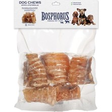 Delixa Bosphorus Köpek Çiğneme Ödülü, Kurutulmuş Dana Gırtlak, 80 Gram