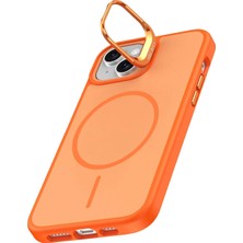 Azrlya Joko Apple iPhone 14 Flexa Magsafe Kapak - Turuncu