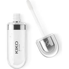 Delixa Kiko Milano Dudak Parlatıcısı - 3D Hydra Lip Gloss - 01 Clear - Besleyici ve Nemlendirici