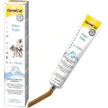 Delixa Gimcat Kitten Paste Yavru Kediler Için Kalsiyum Fosfor Vitamin Takviye Vitamin Macun 50 gr