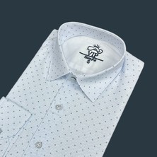 Eren Style Slim Fit Pamuklu Uzun Kollu Cepsiz Gömlek (Slim Fit Kalıp)