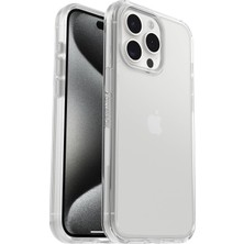 Delixa Otterbox iPhone 15 Pro Max Için Otterbox Symmetry Clear Kılıf, Düşmeye Dayanıklı Koruyucu Kılıf, Ask