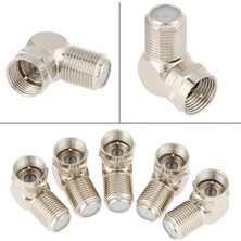 Delixa Byconners F Konnektör L Fiş 90 Derece 5 Adet L Anten Başlığı