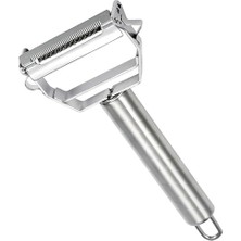 Delixa Paslanmaz Çelik Turbo Jülyen Soyacak Sebze ve Meyve Soyucu Pratik Soyacak