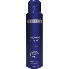 Delixa Free Love Silver Night Erkek Deodorant 150 ml