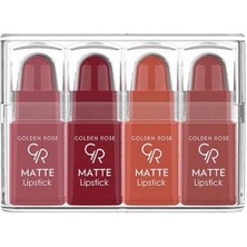 Delixa Golden Rose Matte Lipstick (Mini) No:mix 3 - Ruj