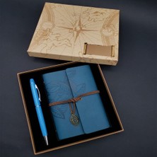 Luord-Store Defter Kalem Mavi Set