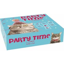 Delixa M-Pets Party Time Dişi Kediler Için Doğum Günü Seti