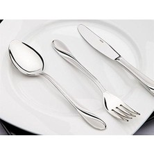 Delixa Nehir Safir Sade 12 Adet Taı Kaşık Takımı