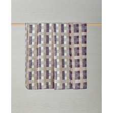 Delixa English Home Magnet Pamuklu King Size Battaniye Krem - Bordo