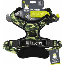 Delixa M-Pets Hıkıng Reflektörlü Soft Sırt Tasması Kamuflaj (Xl)