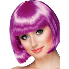 Luord-Store Mor Renk Parti Peruğu Küt Saç