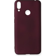 Alem Huawei Honor 8c Kılıf First Silikon - Mürdüm