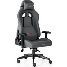 Delixa Xdrive 15'li Plus Profesyonel Oyuncu Koltuğu Kumaş Gri/siyah