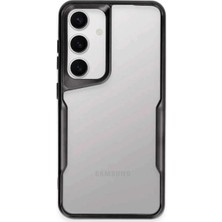 Alem Samsung Galaxy S25 Kılıf Boyi Silikon Kapak - Siyah