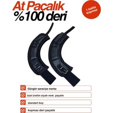 Güngör Saraciye At Paçalık %100 Deri Siyah Standart Boy