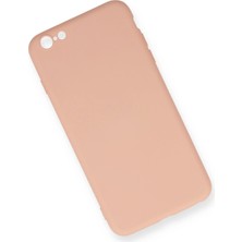 Bg Arzenis Arzenis  iPhone 6 Plus Kılıf Nano Içi Kadife Silikon - Pudra 9968547