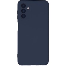 Alem Samsung Galaxy A04S Kılıf Nano Içi Kadife Silikon - Lacivert