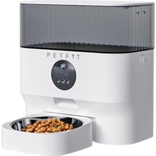 Delixa Petfıt Catmax Pro Akıllı Otomatik Mama Kabı, 5l Kapasiteli, Wi-Fi Kameralı, Sesli Komutlu, App Kontr