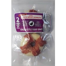 Delixa Freshy Dental Chews Jumbo Ördek Etli Sütlü Donut Köpek Ödülü 100GR 2li