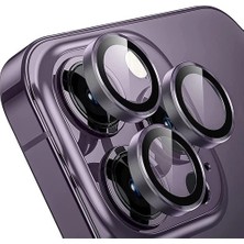 Delixa iPhone 14 Pro Max/14 Pro Ile Uyumlu Cmcov Kamera Lens Koruyucu Kolay Tak Çıkar Ergonomik Ince Tasarı