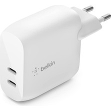 Delixa Belkin Çift 20W Usb-C Pd Duvar Şarj Cihazı 40W