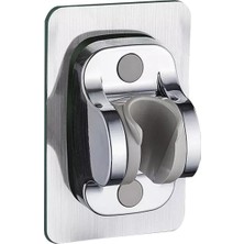 Delixa Lamiaseta Krom Kendinden Yapışkanlı 15 kg Taşıyabilen Nano Duş Başlığı Askısı Duş Mafsalı