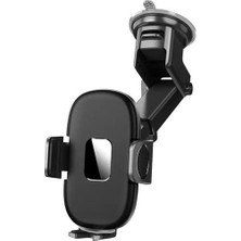 Delixa Hobimtek Htt-53 Otomatik Klipsli Araba Telefon Tutucu Ayarlanabilir Cam ve Torpido Için Yüksek Kalit