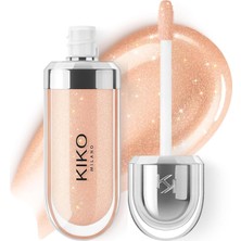 Delixa Kiko Milano Dudak Parlatıcısı - 3D Hydra Lip Gloss - 02 Natural Beige - Besleyici ve Nemlendirici