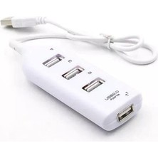Delixa Sanec 4 Port USB Çoğaltıcı Çoklayıcı Hub USB 2.0 Çoklama Pc Laptop - Beyaz