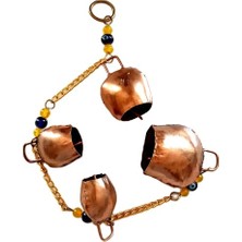 Luord-Store Bronz Renk Boncuklu Rüzgar Çanı