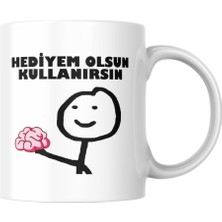 Delixa Hediyem Olsun Komik Yazılı Kupa Bardak Hediyelik Çay Kahve Kupası Coffee Mug