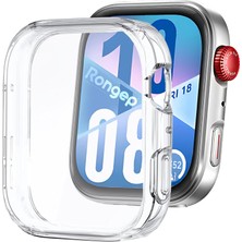 Delixa Rongep Huawei Watch Fit 4 Için 360° Kasa Koruyucu Kılıf Yumuşak Tpu Ekran Koruyuculu Dokunmatiği Etk