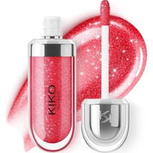 Delixa Kiko Milano Dudak Parlatıcısı - 3D Hydra Lip Gloss - 12 Pearly Amaryllis Red - Besleyici ve Nemlendi